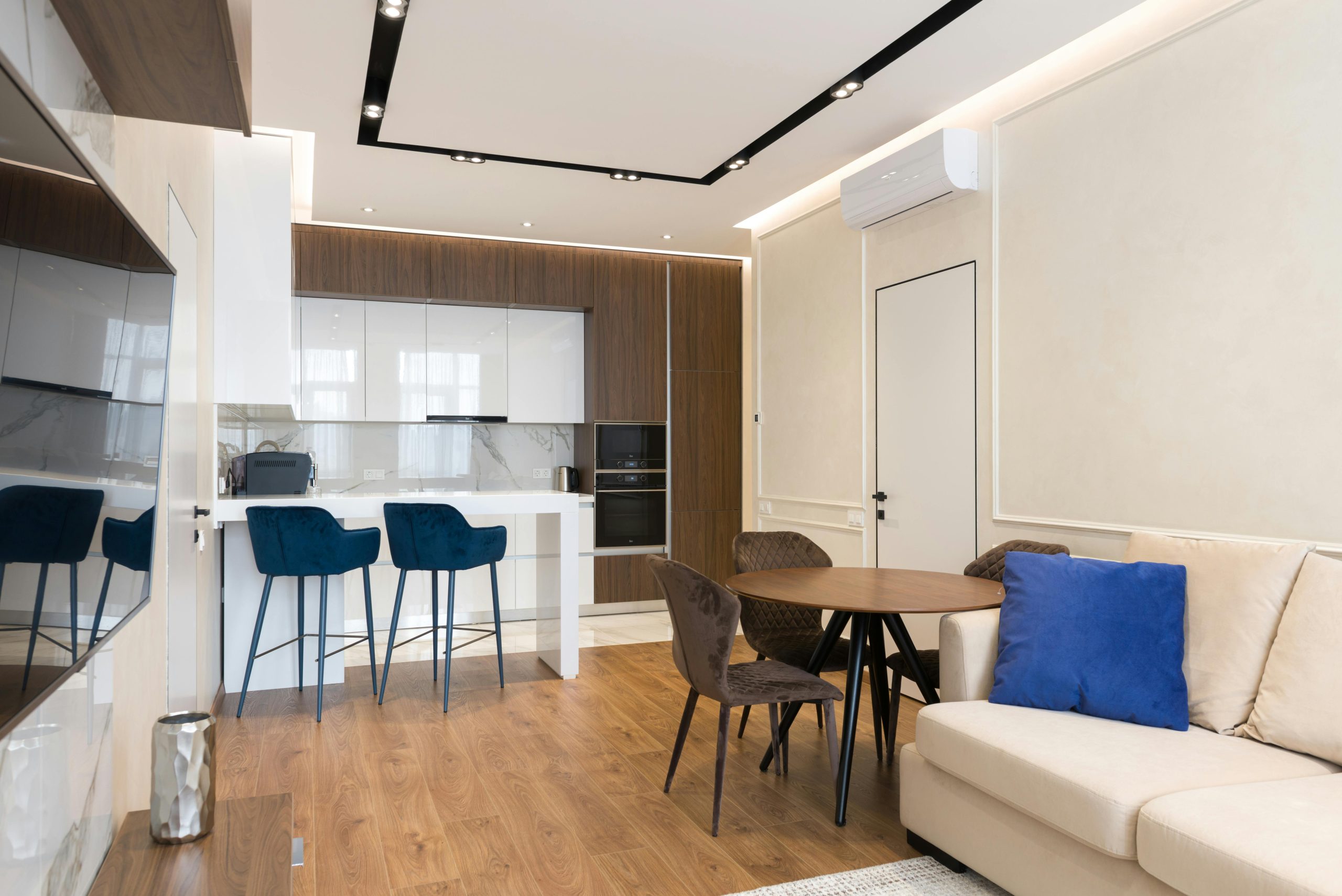 Petit salon salle à manger optimisé